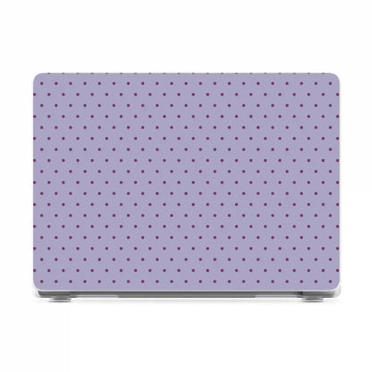 On the Dot | Purple & Plum Polka Dot Laptop Shell