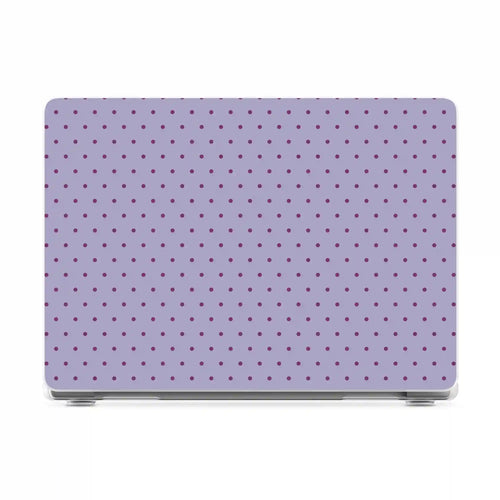 On the Dot | Purple & Plum Polka Dot Laptop Shell