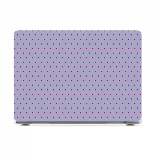 On the Dot | Purple & Plum Polka Dot Laptop Shell