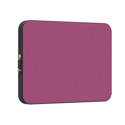 Stripes and the City | Pink & Purple Pinstripe Laptop Case