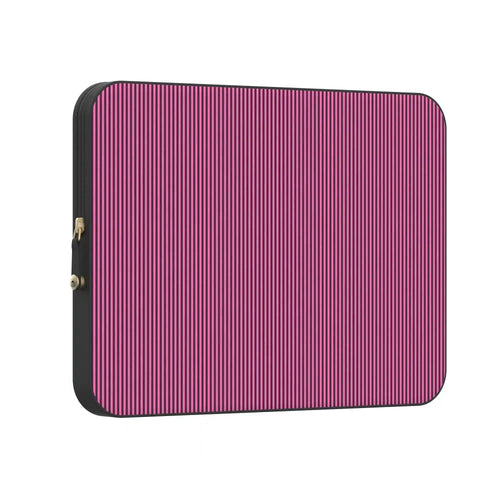 Stripes and the City | Pink & Purple Pinstripe Laptop Case