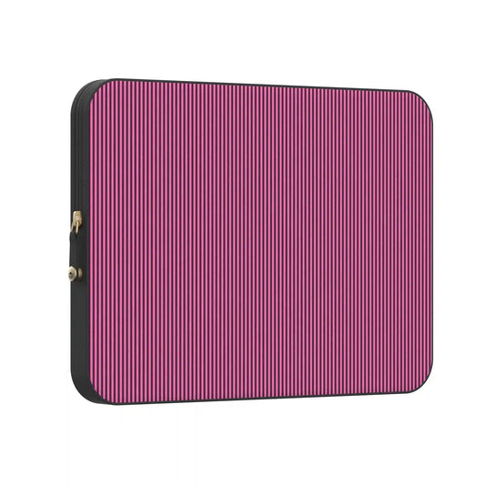 Stripes and the City | Pink & Purple Pinstripe Laptop Case