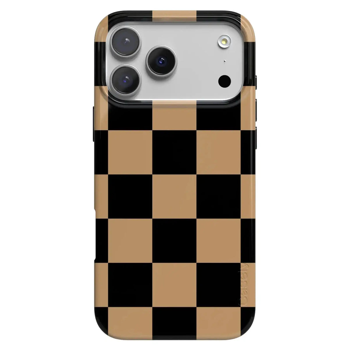 Fit Check | Black & Brown Checkerboard Case