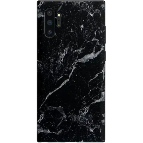 Black Pearl | Classic Black Marble Samsung Case