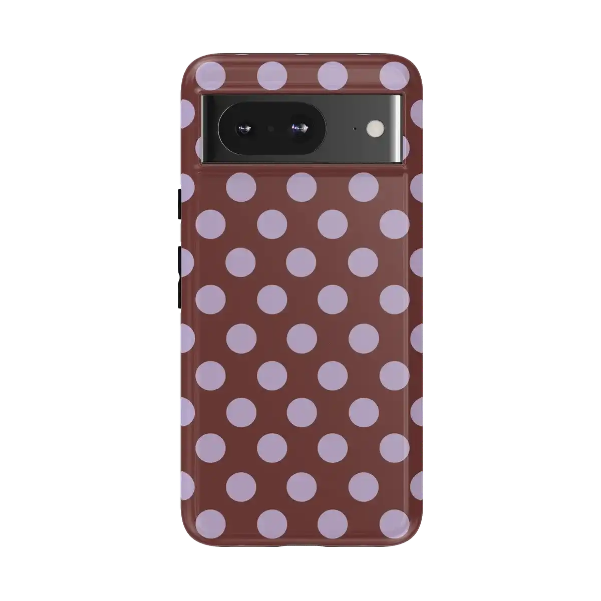 Spotted in SoHo | Burgundy Polka Dot Case