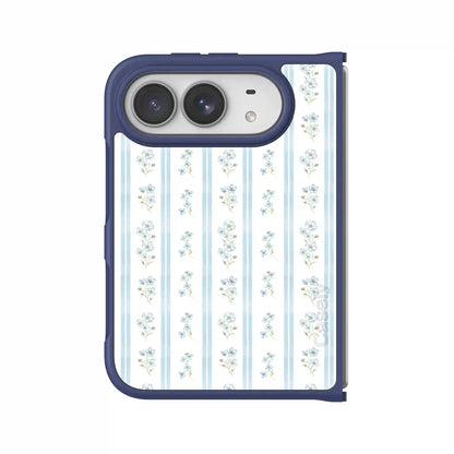 Cottage Stripe | Blue Floral Case