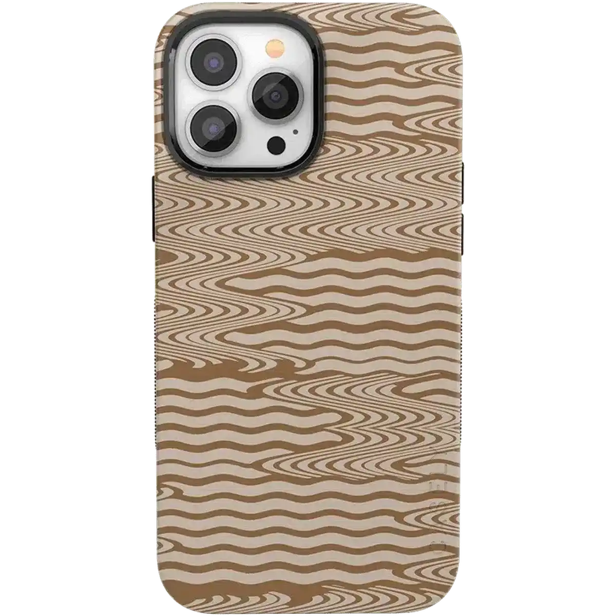 Mocha Ripple | Brown Waves Case