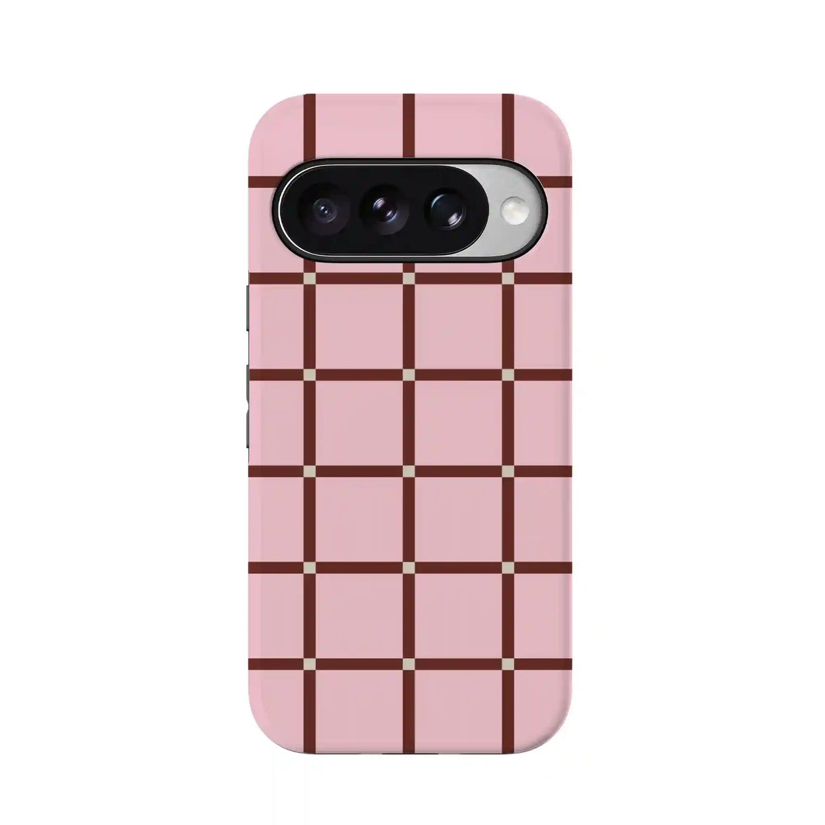 Uptown Gridlock | Pink Checkerboard Case