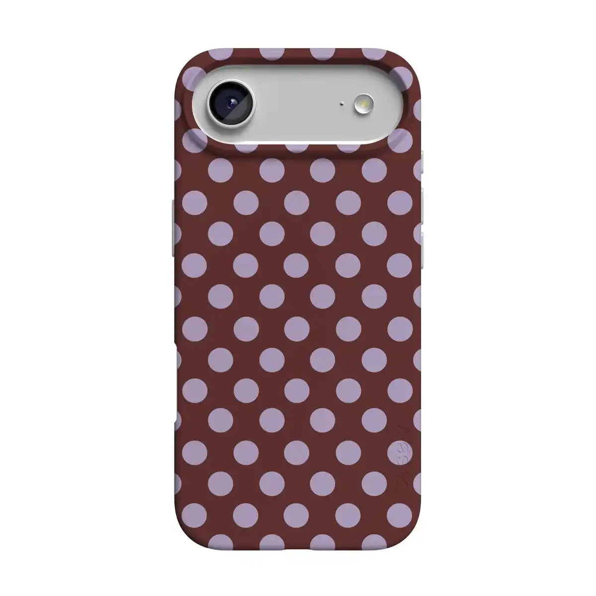 Spotted in SoHo | Burgundy Polka Dot Case