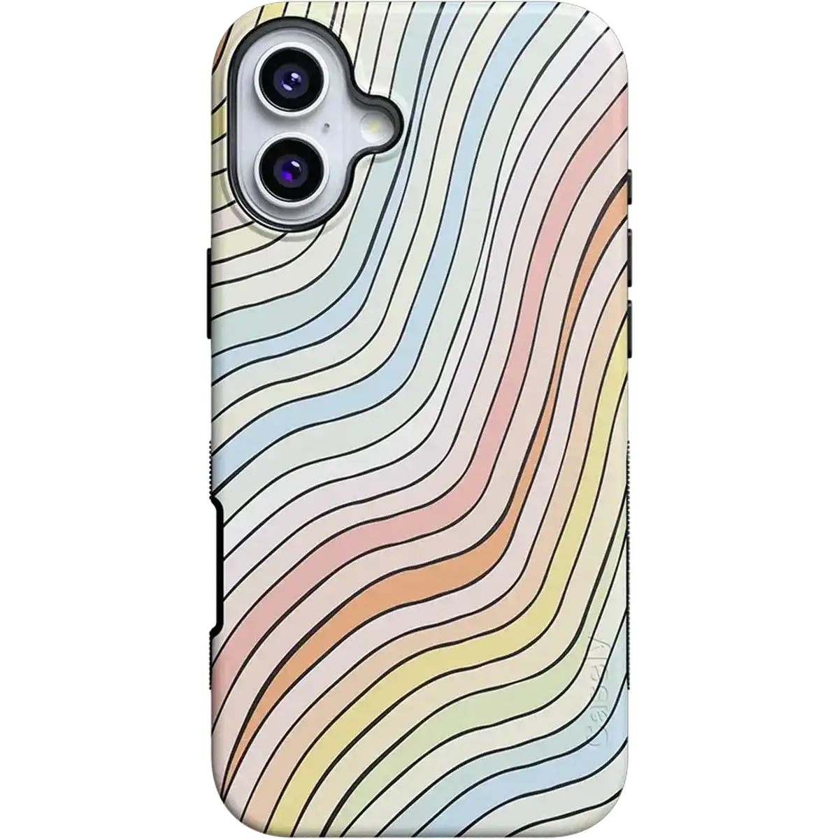 Ride The Wave | Pastel Rainbow Lined Case