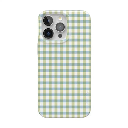 Pastel Picnic | Blue & Green Gingham Case