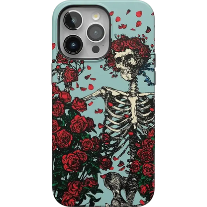 Forever Grateful | Grateful Dead Skeleton Floral Case