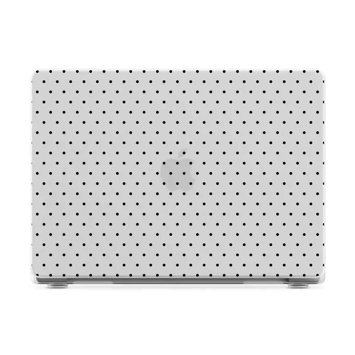On the Dot | Black Polka Dot Laptop Shell
