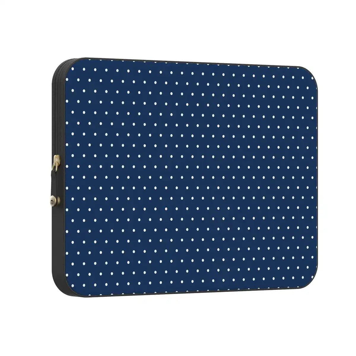 On the Dot | Navy Polka Dot Laptop Case