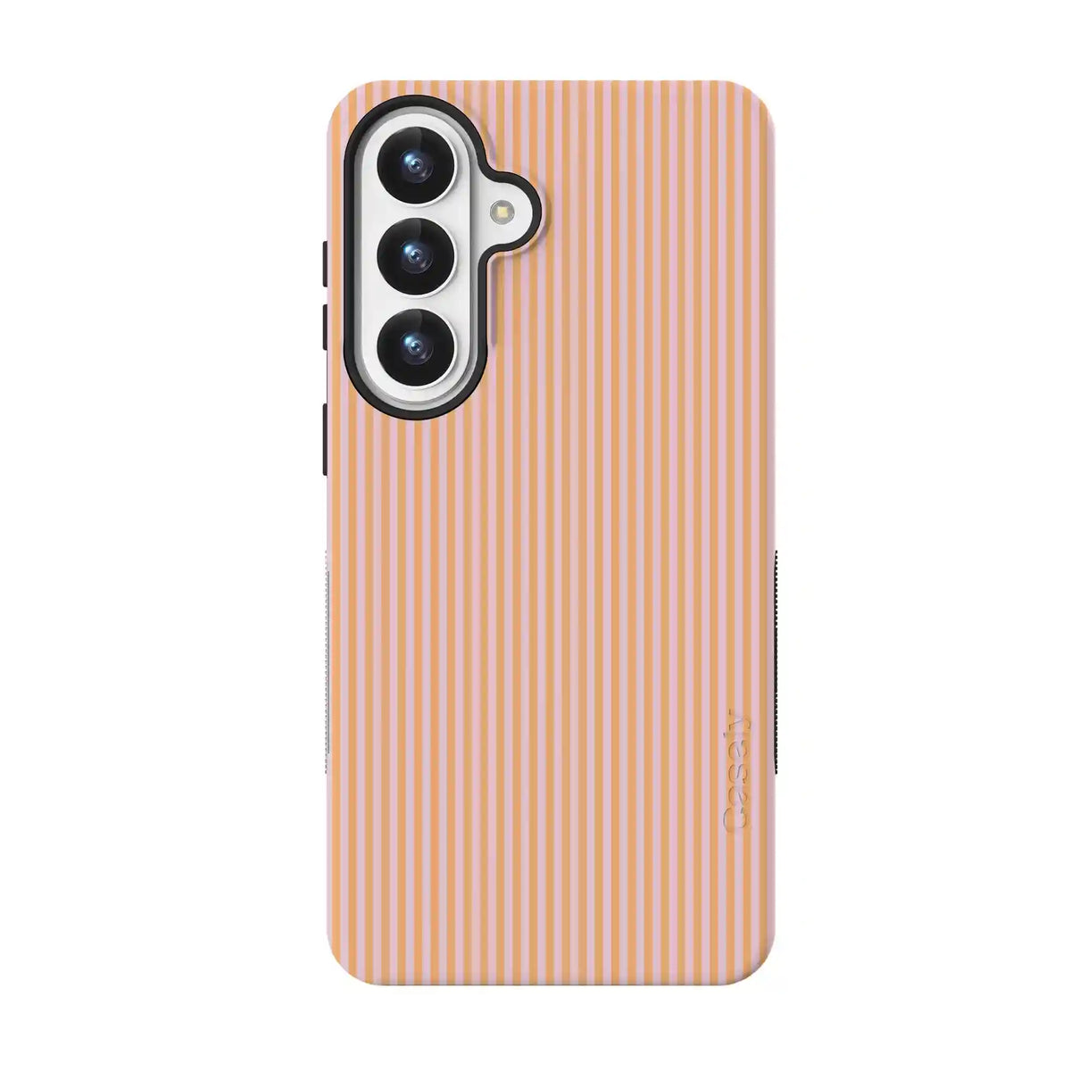 Stripes and the City | Orange & Pink Pinstripe Case