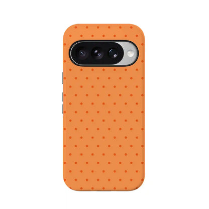 On the Dot | Orange Polka Dot Case