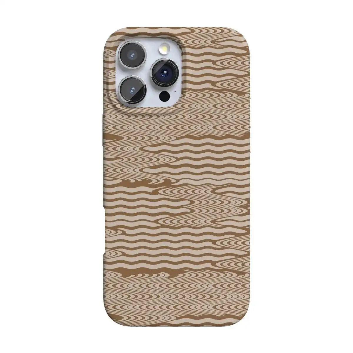 Mocha Ripple | Brown Waves Case