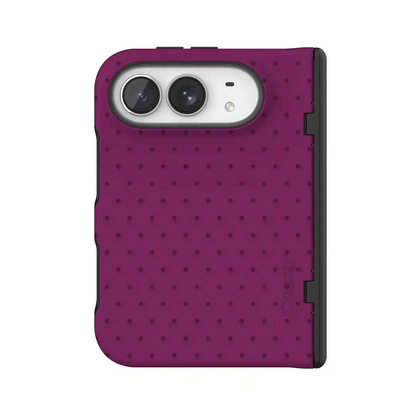 On the Dot | Plum Polka Dot Case