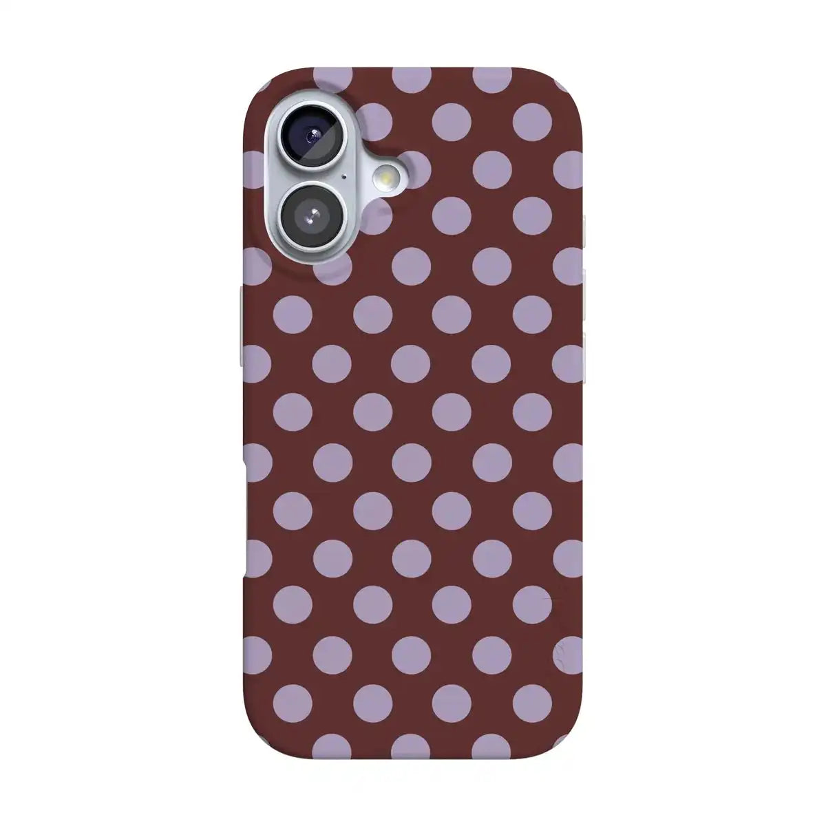 Spotted in SoHo | Burgundy Polka Dot Case