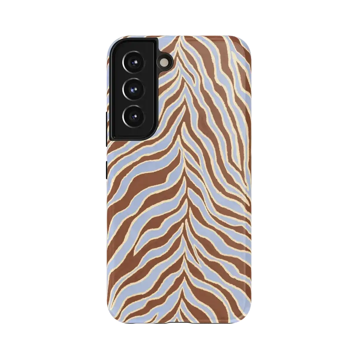 Untamed | Brown & Blue Zebra Case