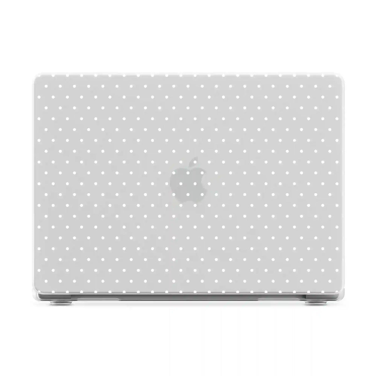 On the Dot | White Polka Dot Laptop Shell