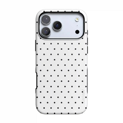On the Dot | Black Polka Dot Case