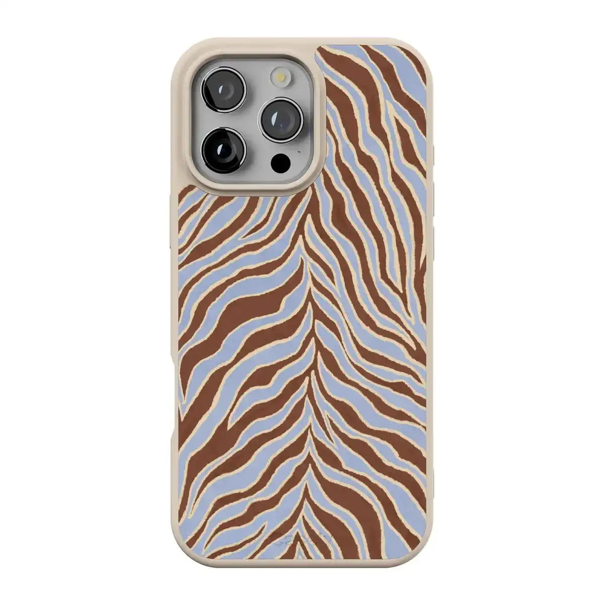 Untamed | Brown & Blue Zebra Case