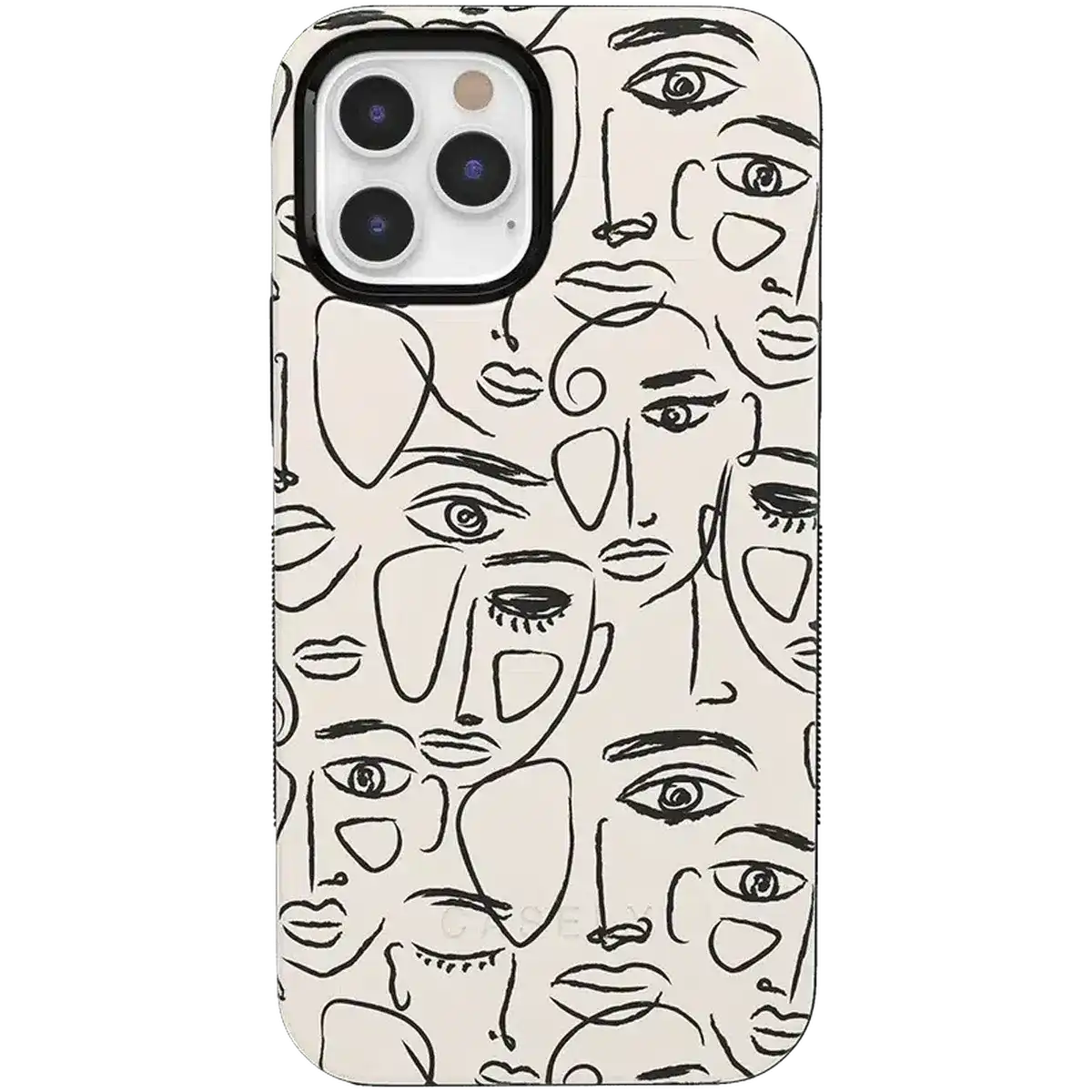 We're All Human | Minimal Face Art Case