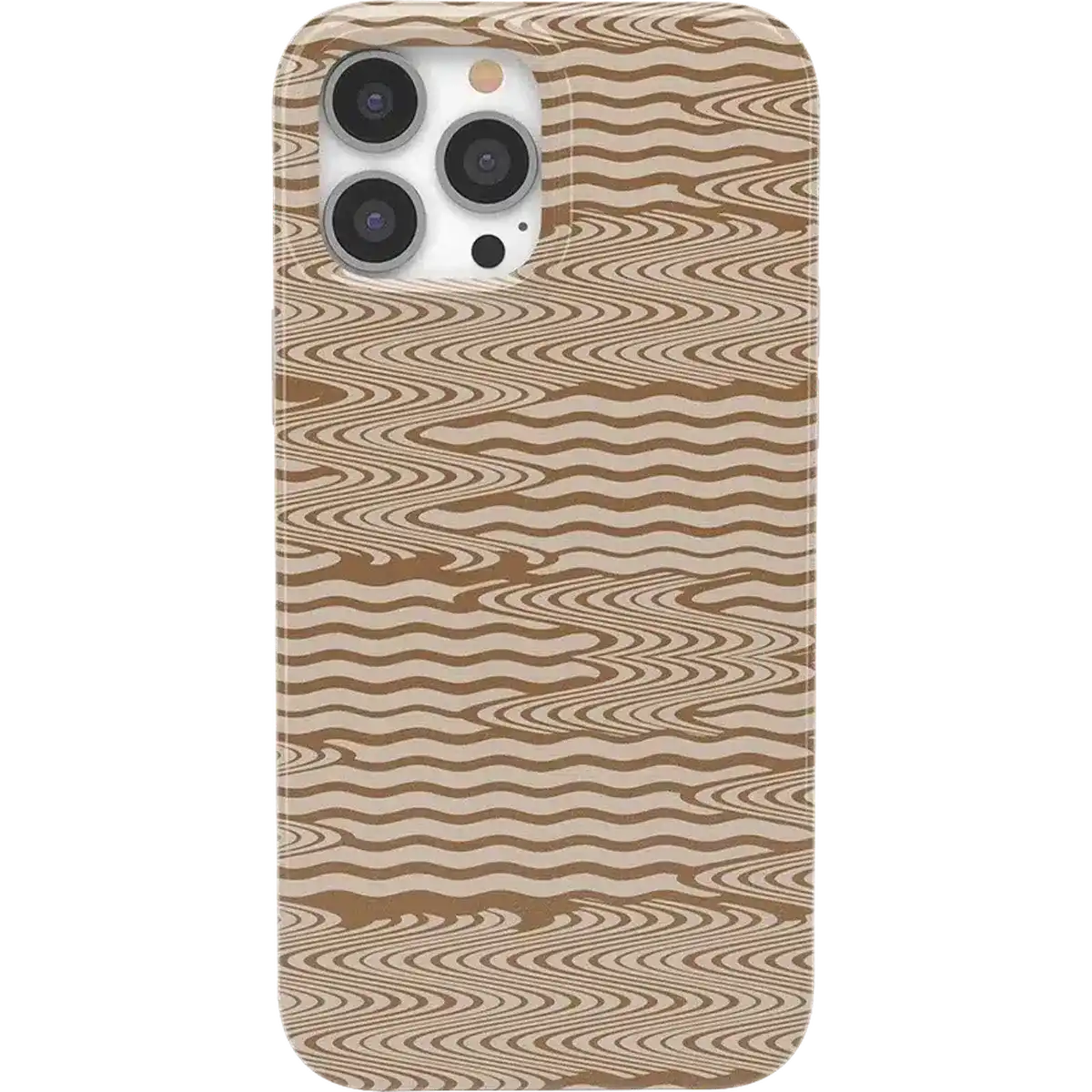 Mocha Ripple | Brown Waves Case