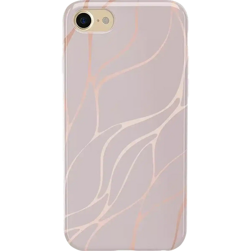 Midnight Ride | Pink and Gold Metallic Waves Case