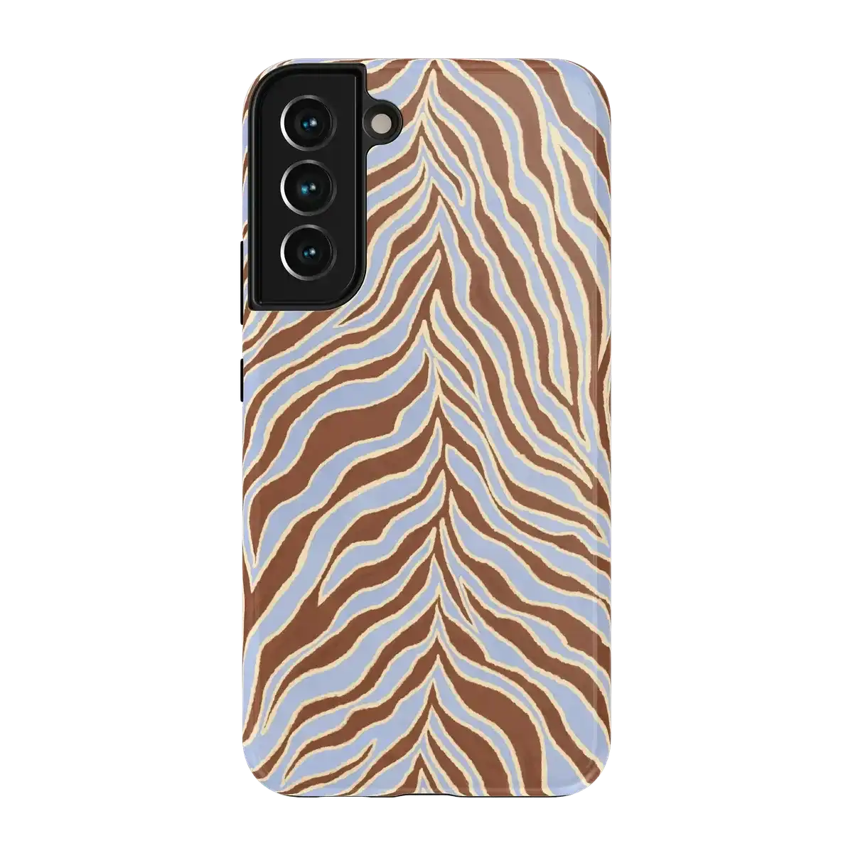 Untamed | Brown & Blue Zebra Case