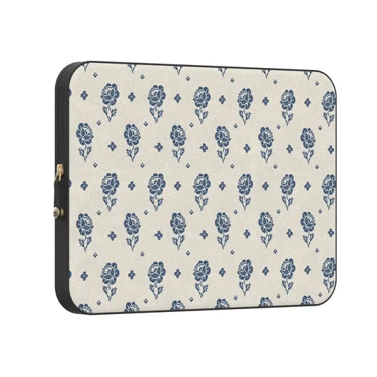 Seaside Stitch | Vintage Roses Laptop Case