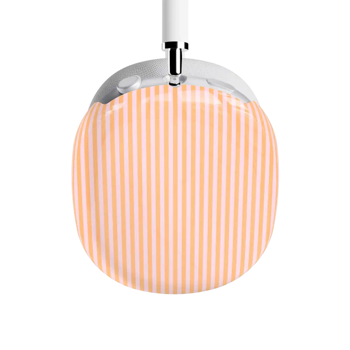 Stripes and the City | Orange & Pink Pinstripe AirPods Max Case