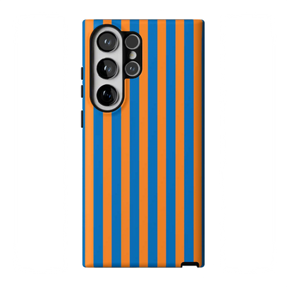 Go New York | Blue & Orange Stripes Case