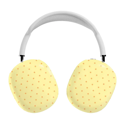 On the Dot | Yellow Polka Dot AirPods Max Case