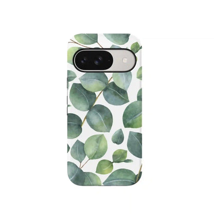 Leaf Me Alone | Green Floral Print Google Pixel Case