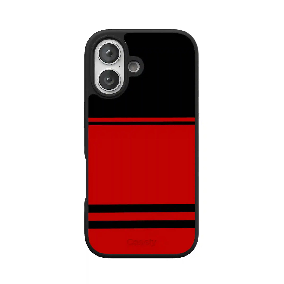 Storm Warning | Black & Red Stripes Case