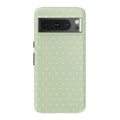 On the Dot | Green Polka Dot Case