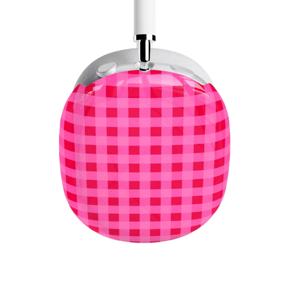 Sweet Jam | Hot Pink Gingham AirPods Max Case