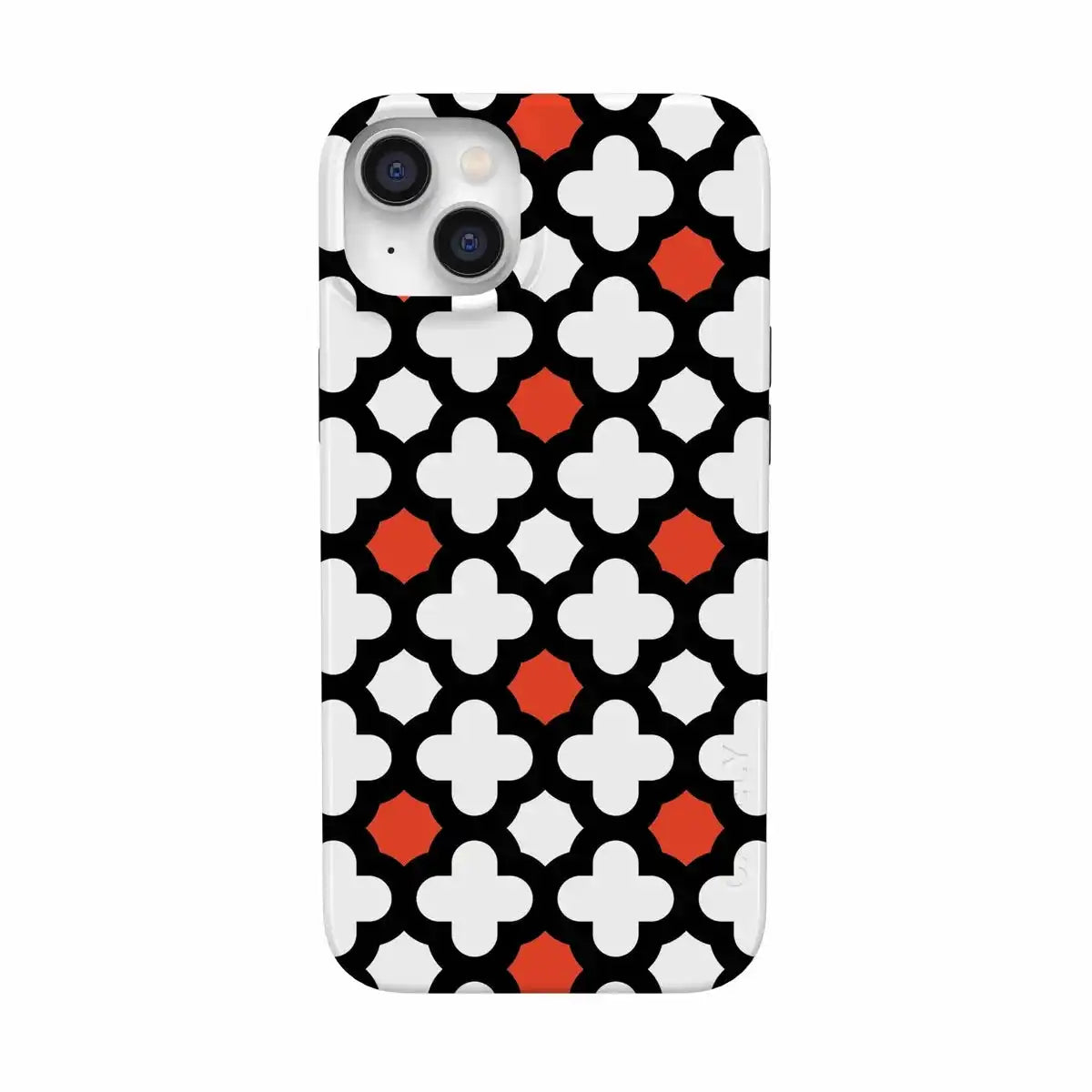 Red Lattice Tile | High Contrast Design Case