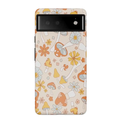 Mushroom Magic | Retro Floral Google Pixel Case