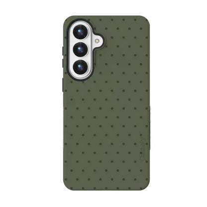 On the Dot | Olive Green Polka Dot Case