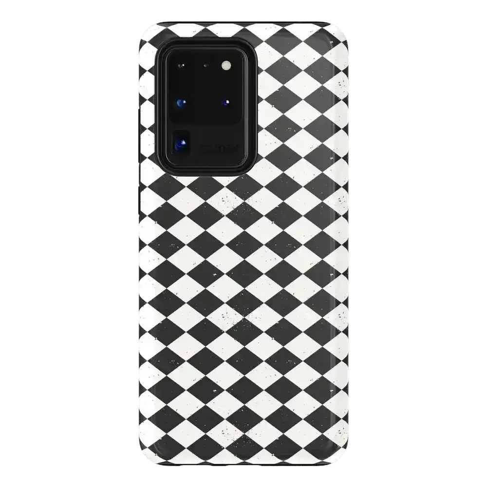 Salem's Hex | Black & White Checkered Case