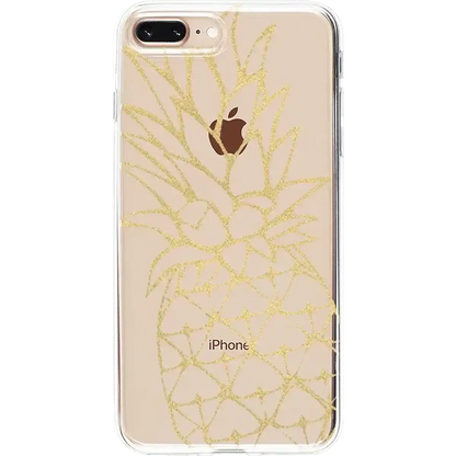 You're a Fine-Apple | Gold Pineapple Clear Case