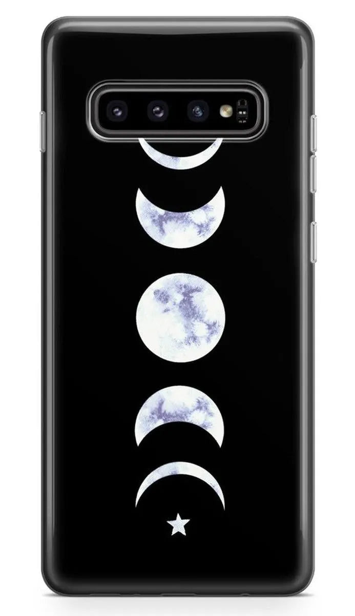 It's Just a Phase | Marble Moon Samsung Case