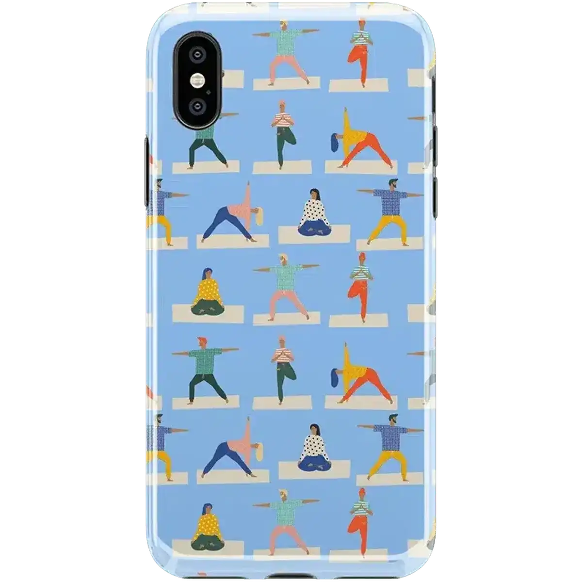 Go with the Flow | Light Blue Yoga Case