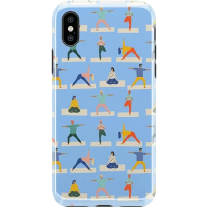 Go with the Flow | Light Blue Yoga Case