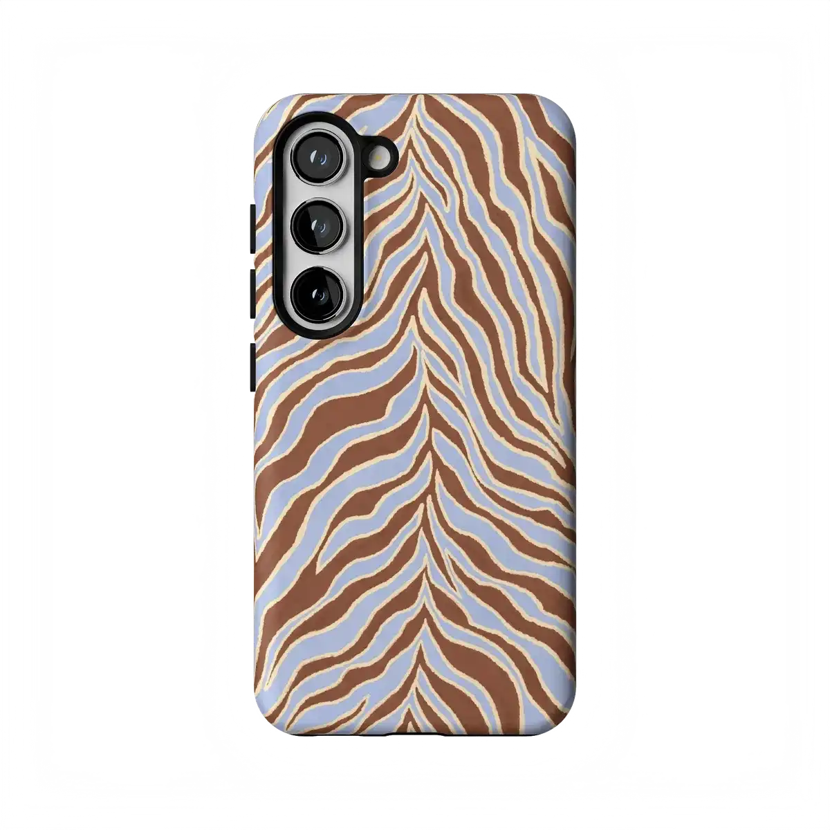Untamed | Brown & Blue Zebra Case