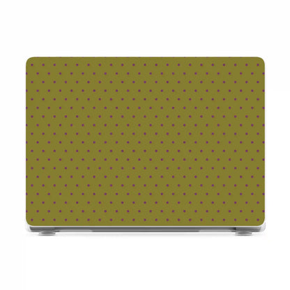 On the Dot | Moss & Plum Dots Laptop Shell