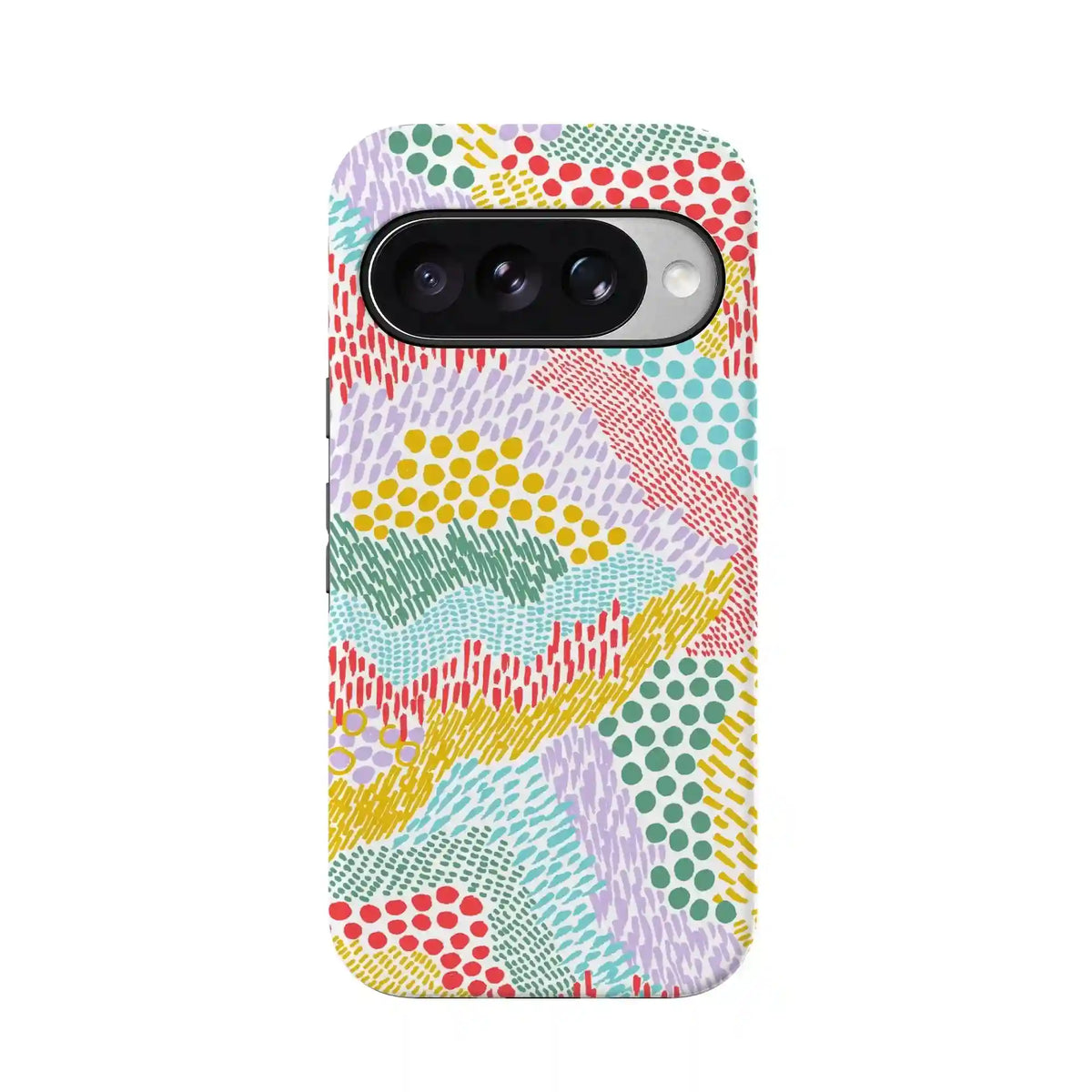 Color Me Happy | Pattern Colorblock Case